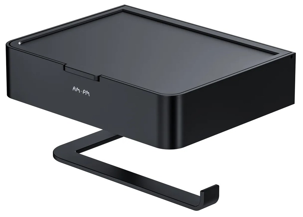 Držiak na toaletný papier AM.PM Inspire 2.0 AIA341522 s boxom, čierny