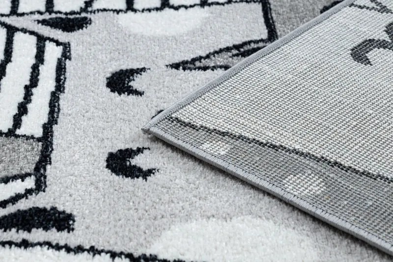 Detský kusový koberec Fun Gatti Cats multi, 160x220, šedá, detská izba, Dywany Łuszczów