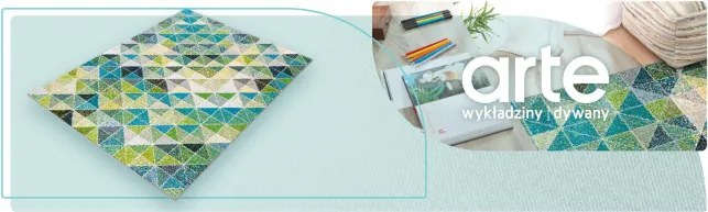 Koberec Agnella Funky Top Super Tas tyrkysový