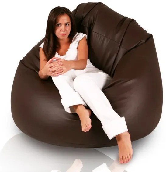 INTERMEDIC SK Sedací Vak Giga Sako Ekokoža Farba: E03 - Oranžová svetlá (ekokoža)