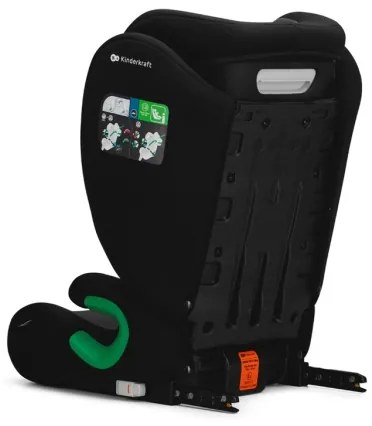 KINDERKRAFT - Autosedačka JUNIOR FIX 2 (100-150 cm) Graphite black