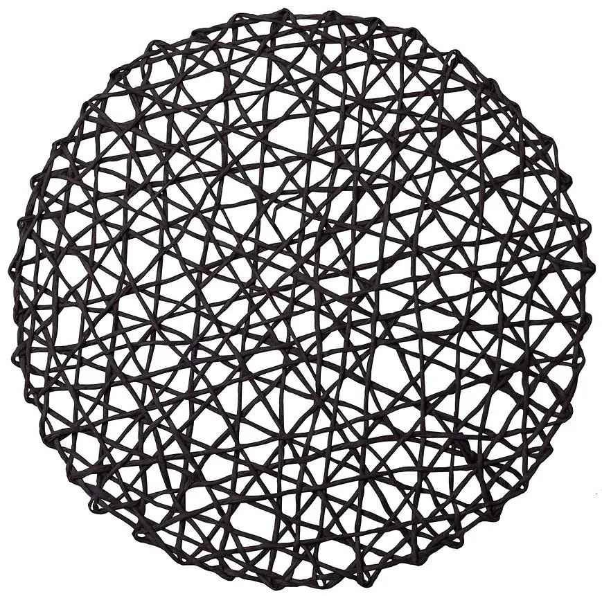 Podložka carta pr. 38 cm čierna