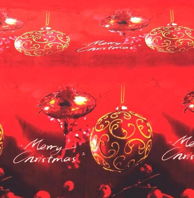 Jemné mikroplyš obliečky Homa LEVINA RED CHRISTMAS 140x200 cm