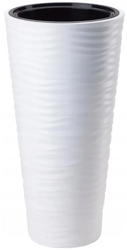 Sahara Dunes Slim okrúhly 30 cm (s vložkou) biely