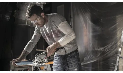 Mini okružná píla Worx kotúčová píla WX437, 800W