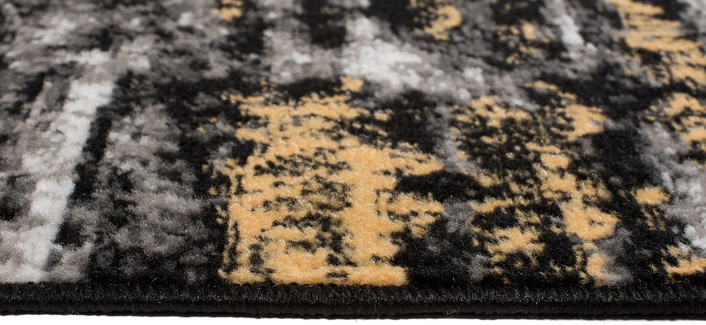TA Koberec Z905A BLACK MAYA PP EYM Sivý Obdĺžnikový Rozmer: 300x400 cm