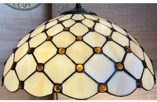 Stojaca Tiffany lampa Massive Metal Base kolekcia HIVE Ø40*170