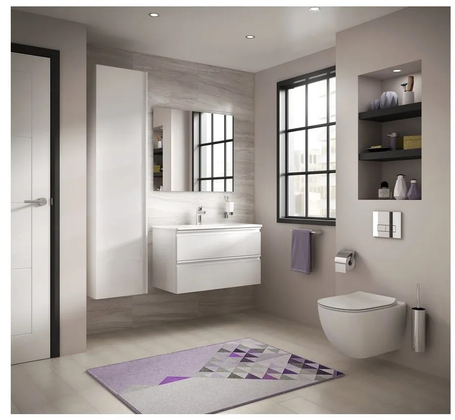 Ideal Standard Tesi - závesné WC s doskou SoftClose, AquaBlade, biela, T354601