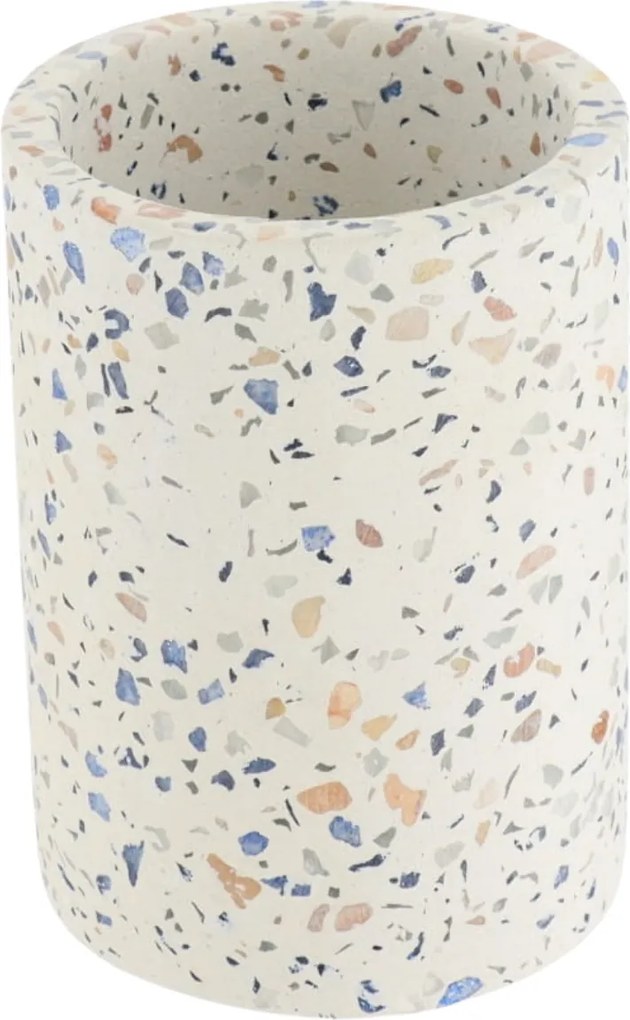 Sada kúpeľňových doplnkov Terrazzo, kombinácia farieb/s prvkami vo farbe nerez