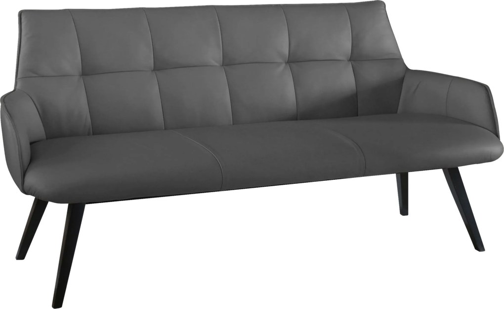 XXXLutz LAVICA, drevo, koža, 160/89,5/64 cm Novel - Lavice - 002315000510
