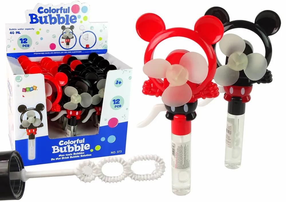 Lean Toys Bublifuk a ventilátor 2v1 – Mickey Mouse