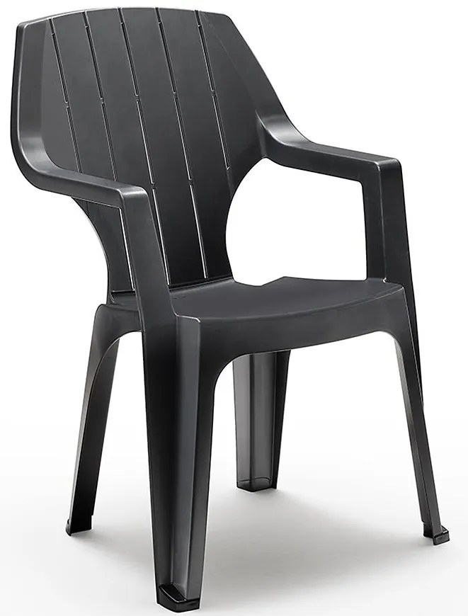 Plastová stolička Alta grafit