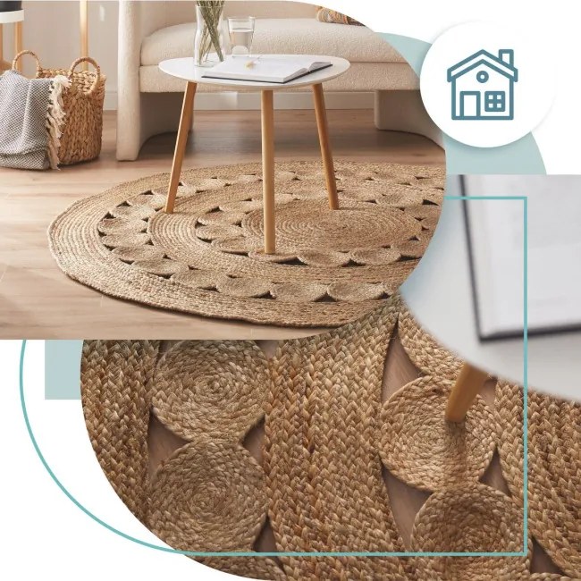 Koberec Arte Herma Natural kruh