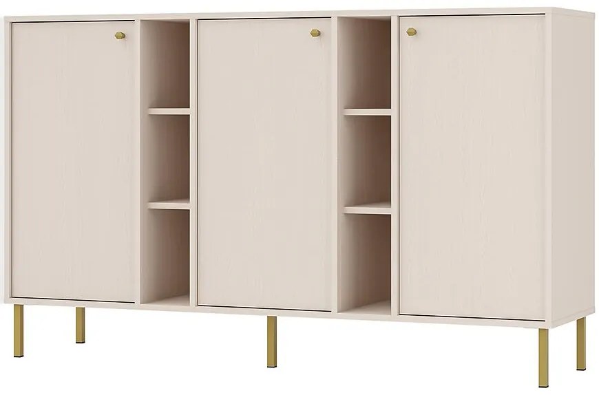 Komoda Tokyo 2  3D pieskovo béžová 823