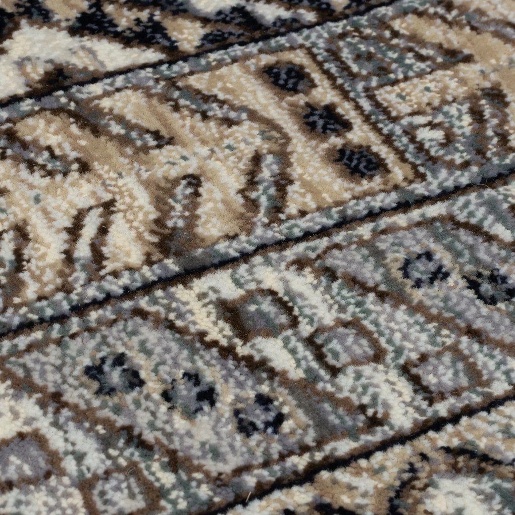 Flair Rugs, Kusový koberec Cooper Babylon Traditional Blue, 80x150, modrá, obývacia izba