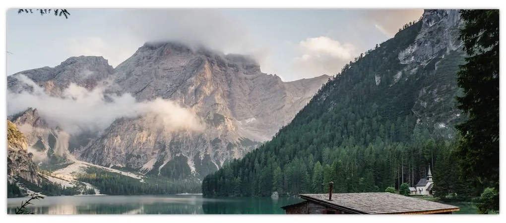 Obraz - Lake Prags (120x50 cm)