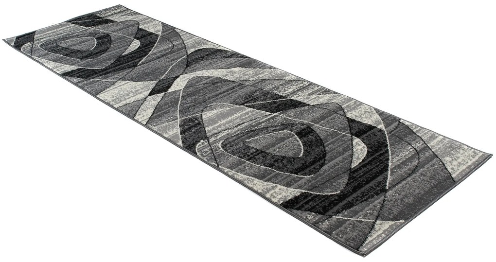 Koberec K858A DARK GRAY CHEAP PP CRM Veľkosť: 100x200cm