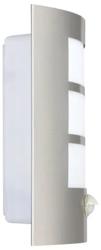 EGLO 88142 - Senzorové vonkajšie nástenné svietidlo CITY 1xE27/15W/230V IP44