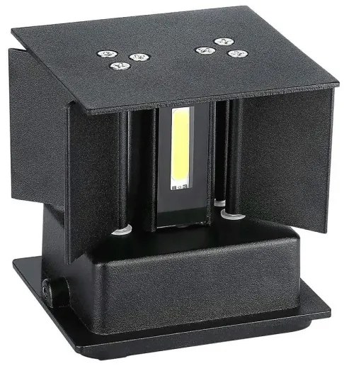 LED Vonkajšie nástenné svietidlo LED/5W/230V 3000K IP65 čierna