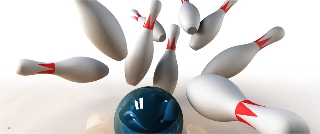 Obraz - Bowling (120x50 cm)