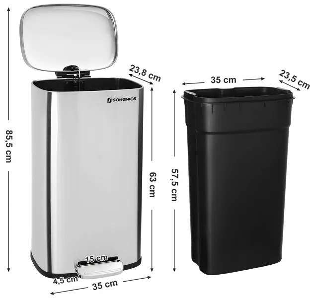 Odpadkový kôš 30 l LTB03NL