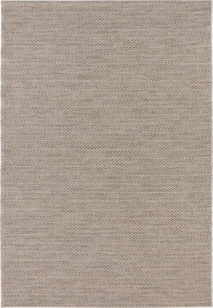 Kusový koberec Brave 103615 natural Brown z kolekcie Elle – na von aj na doma, 160x230, béžová, chodba / predsieň, ELLE Decoration