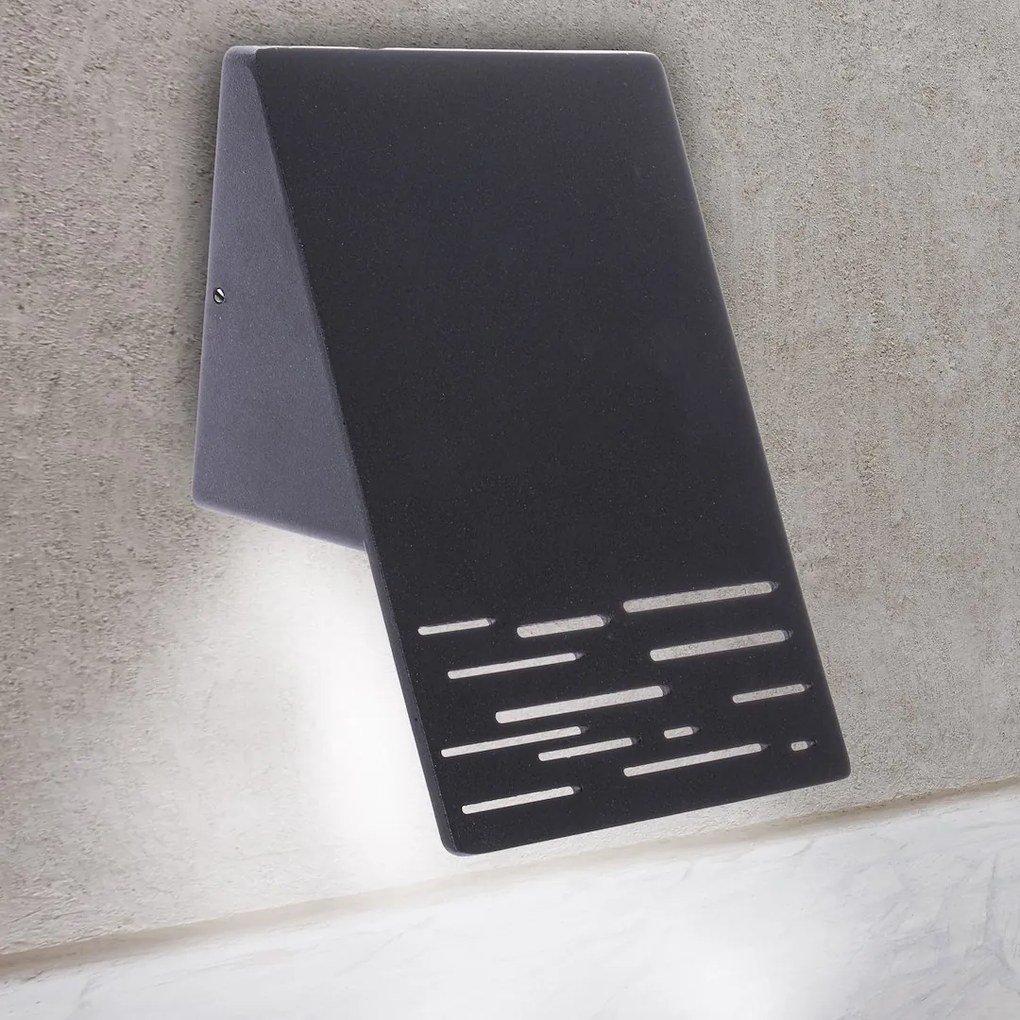 Exteriérové nástenné svietidlo, 1x LED 10w, b
