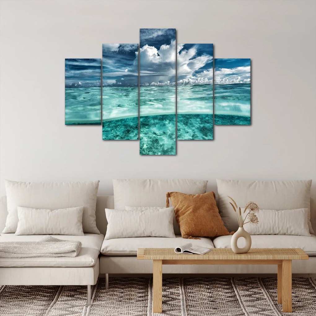 Obraz - Pohľad pod morskú hladinu (150x105 cm)