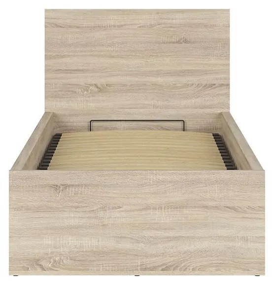 Jednolôžková posteľ 90 cm BRW Tetrix 15 (dub sonoma) (s roštom) (s úl. priestorom). Akcia -31%. Vlastná spoľahlivá doprava až k Vám domov. 1098500