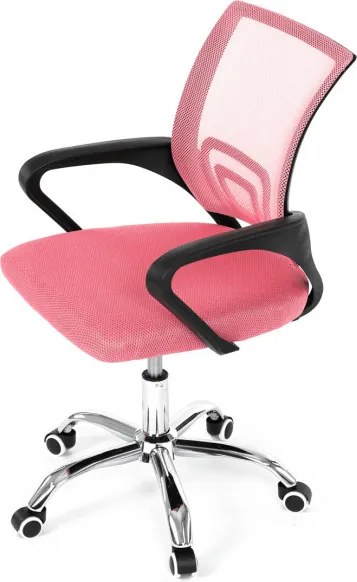 Detská otočná stolička ružová KA-L103 PINK