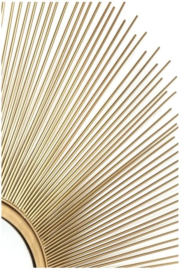 Nástenné zrkadlo Kare Design Sunbeam, ø 90 cm