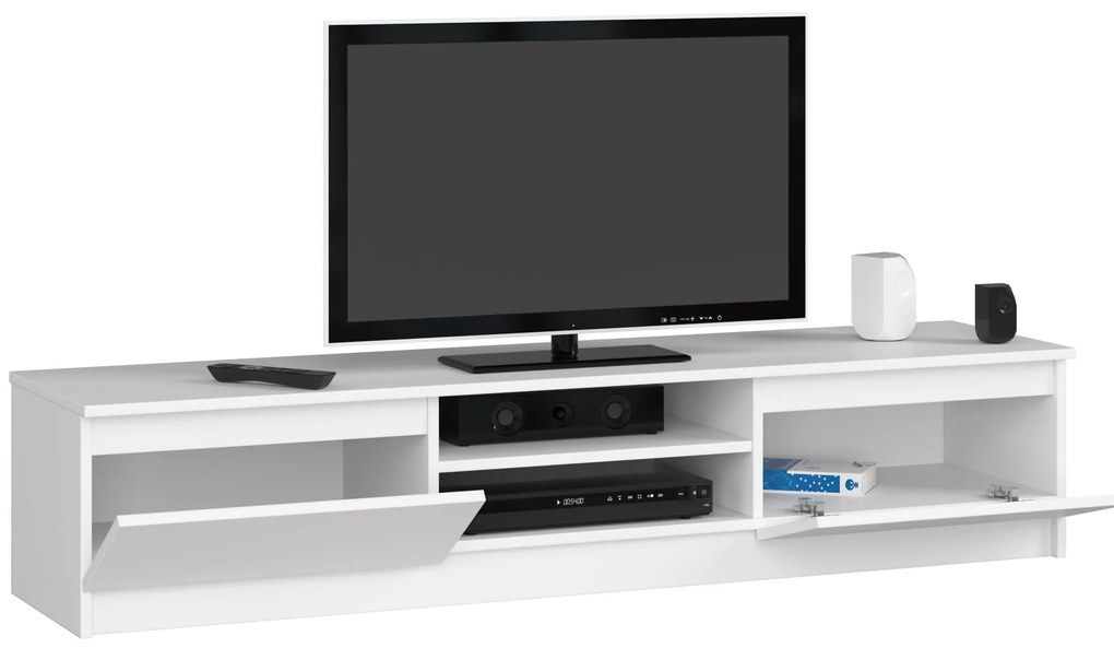 TV stolík Katalina (biela). Akcia -12%. Vlastná spoľahlivá doprava až k Vám domov. 1069079