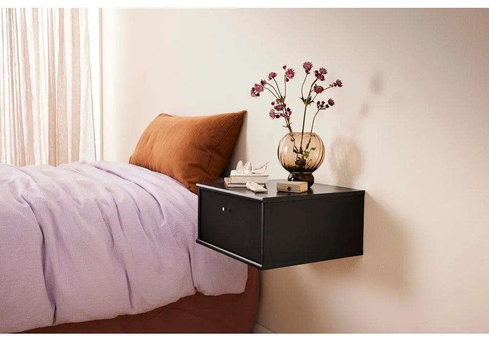 Čierny nočný stolík závesný Mistral - Hammel Furniture