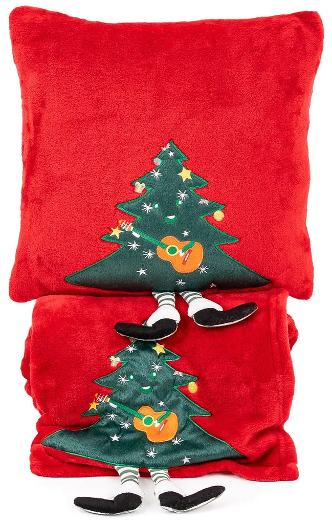 4Home Vianočná deka Merry Christmas tree, 150 x 200 cm