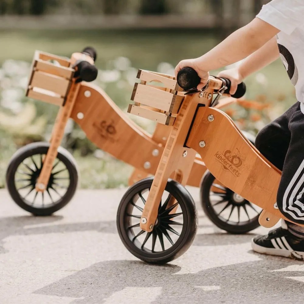 Drevené balančné odrážadlo Tiny Tot Plus 2v1 drevená