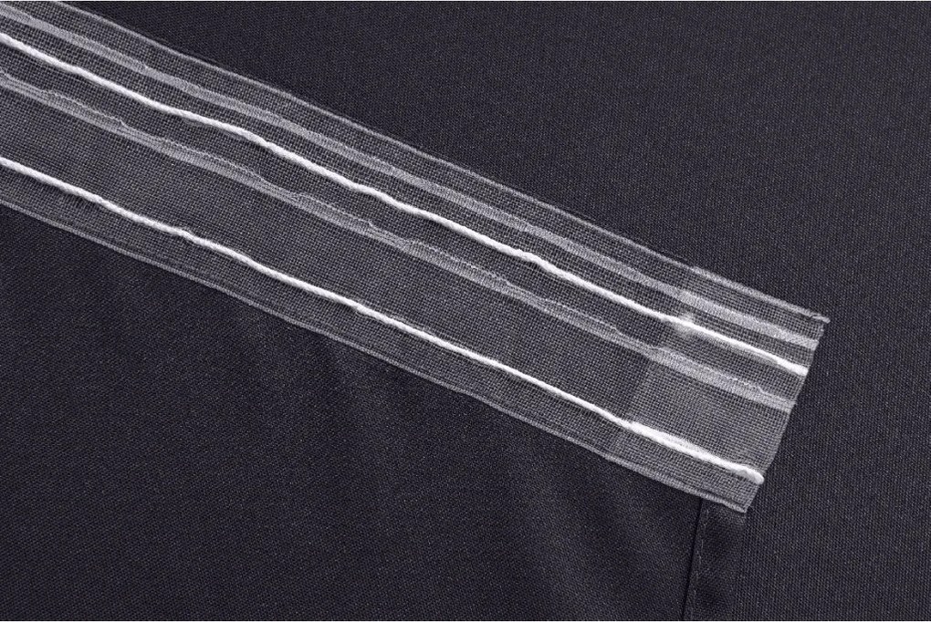 Záves OXFORD LIGHT 140x250 cm, tmavosivý Zavesenie: Riasiaca páska