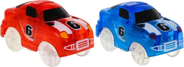 Svietiaca pretekárska dráha 166 dielikov + 2 LED autá