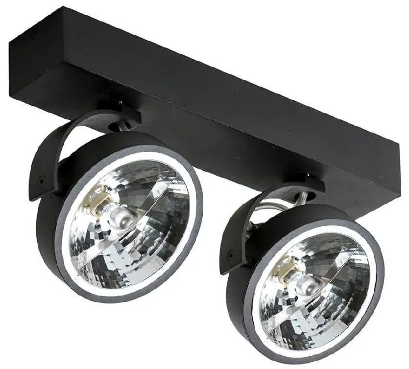 Moderné svietidlo AZZARDO JERRY 2 12V black AZ1368