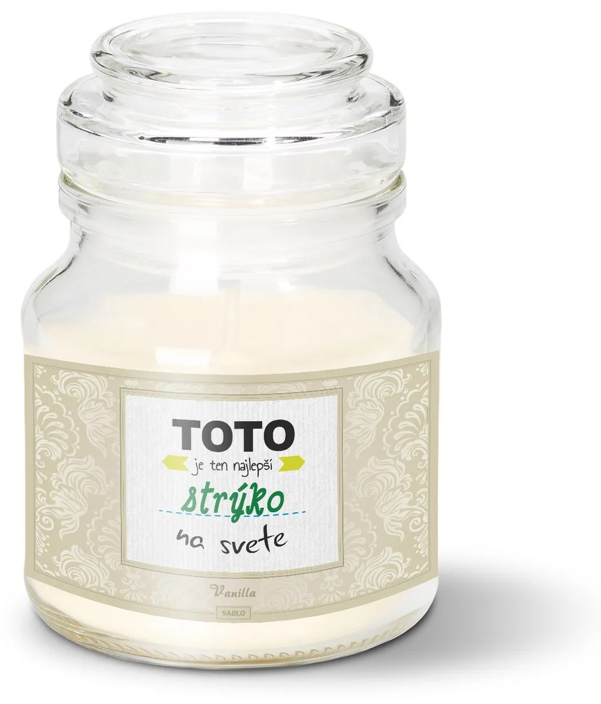 Sablio Sviečka Toto je ten najlepší strýko na svete - 120 g