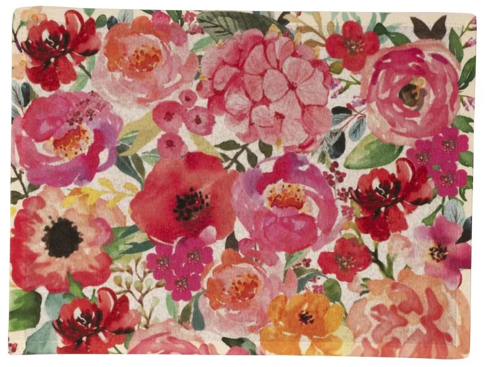 Malá rohožka/ prestieranie s kvetmi Fleury Poppy - 40*30*1cm