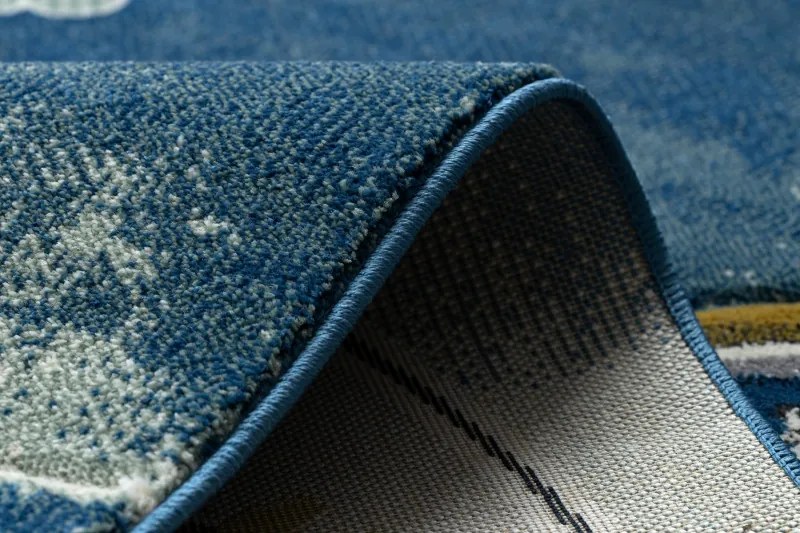 Dywany Łuszczów, Detský kusový koberec Petit Helicopter blue, 200x290, modrá, detská izba