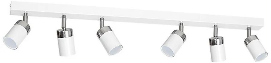 Bodové svietidlo JOKER 6xGU10/25W/230V biela/lesklý chróm