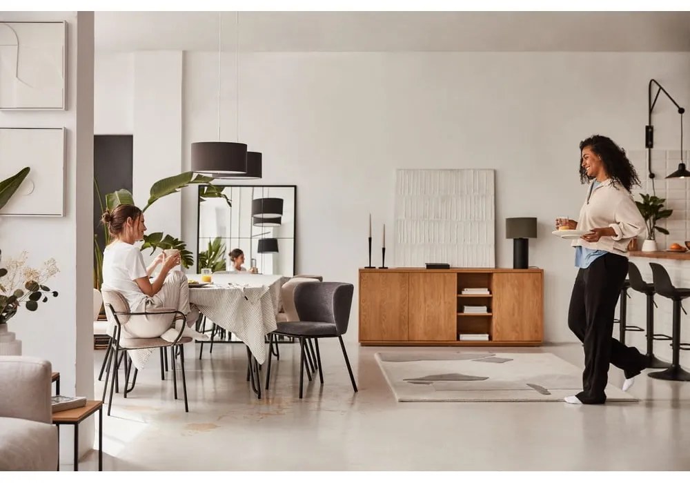 Tmavosivá jedálenská stolička Ciselia – Kave Home