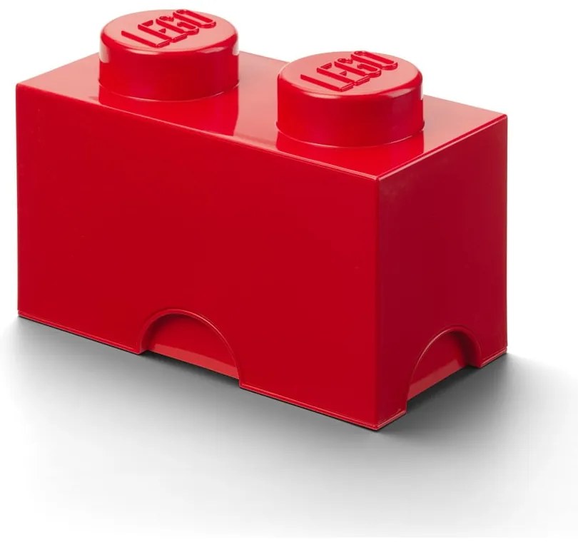 Červený úložný dvojbox LEGO®