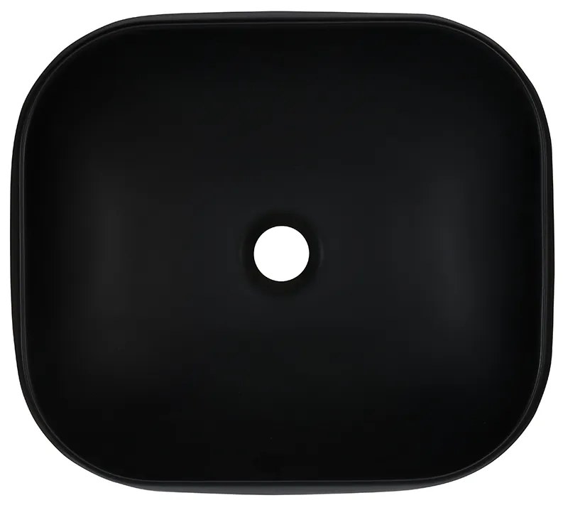 Závěsná skříňka Luxor Black s deskou a umyvadly 120 cm dub olejovaný/černá