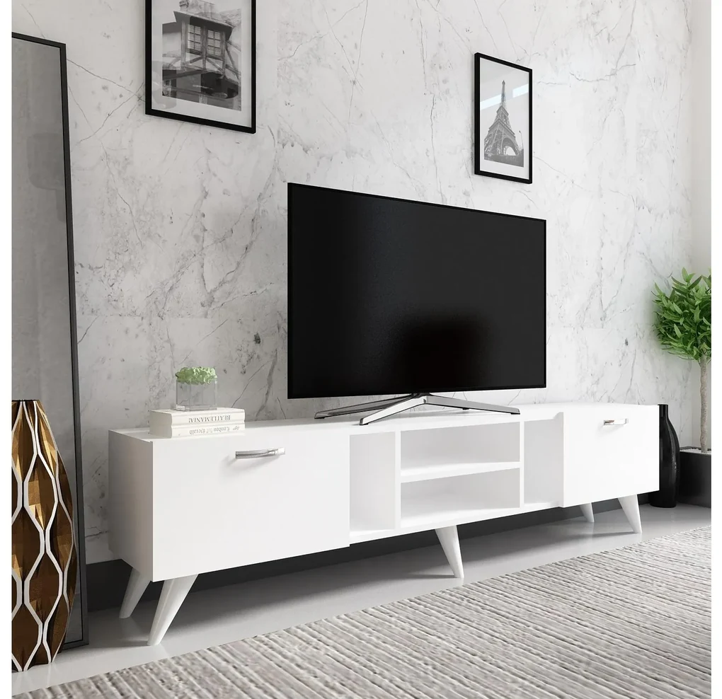 TV stolík/skrinka Kadole 1 (biela) . Vlastná spoľahlivá doprava až k Vám domov. 1095329