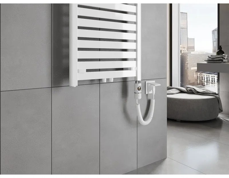 Mexen Uran, elektrické vykurovacie teleso 1800x600 mm + vykurovacia tyč 900 W, biela, W105-1800-600-2900-20