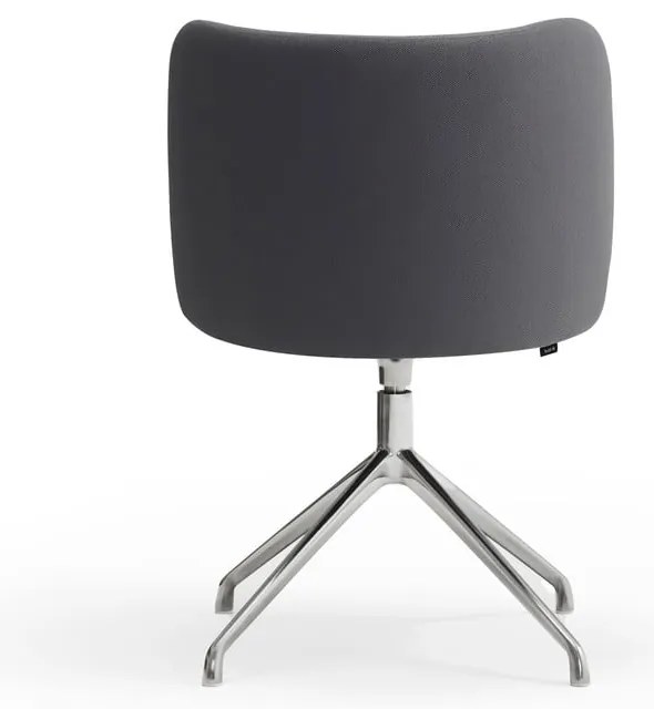 Tmavosivé čalúnené jedálenské kreslo Mogi – Teulat