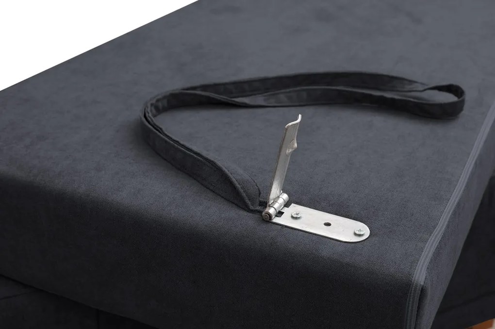 Tmavosivá rohová sedacia súprava ORANGE Varianta: Ľavý roh