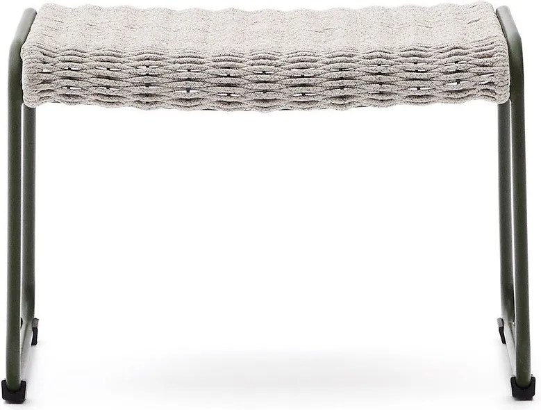 Sivozelená záhradná podnožka Maurina – Kave Home